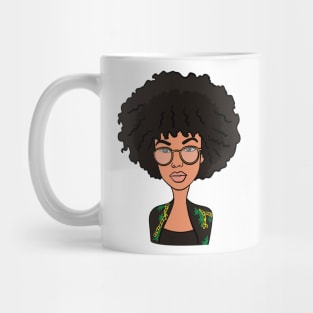 Nerdy Black Girl Mug